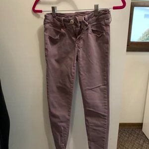 American Eagle High- Rise Jeggings. Size 2 short. 2 pairs